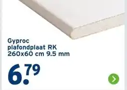 GAMMA Gyproc plafondplaat RK aanbieding