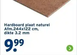 GAMMA Hardboard plaat naturel aanbieding