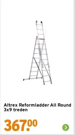 GAMMA Altrex Reformladder All Round 3x9 treden aanbieding