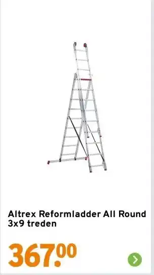 GAMMA Altrex Reformladder All Round 3x9 treden aanbieding