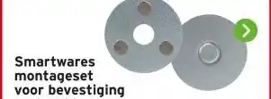 GAMMA Smartwares montageset voor bevestiging rookmelder aanbieding