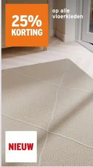 GAMMA Op alle vloerkleden aanbieding