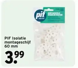 GAMMA PIF Isolatie montageschijf aanbieding