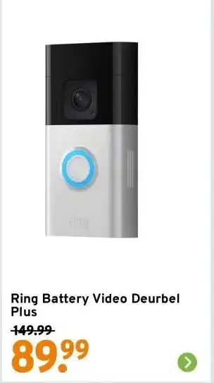 GAMMA Ring Battery Video Deurbel Plus aanbieding