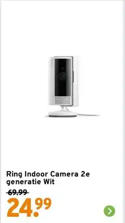 GAMMA Ring Indoor Camera 2e generatie Wit aanbieding