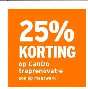 GAMMA CanDo traprenovatie ook op maatwerk aanbieding