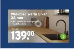 GAMMA Werkblad Warm Eiken aanbieding