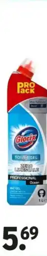 GAMMA Glorix Pro Formula toiletreiniger Ocean aanbieding