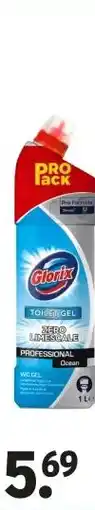 GAMMA Glorix Pro Formula toiletreiniger Ocean aanbieding
