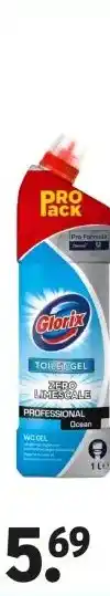 GAMMA Glorix Pro Formula toiletreiniger Ocean aanbieding