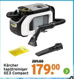 GAMMA Kärcher tapijtreiniger SE3 Compact aanbieding