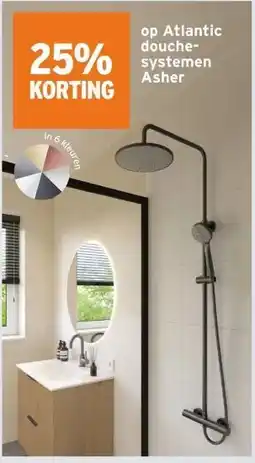 GAMMA Op atlantic douche systemen Asher aanbieding