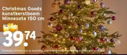 GAMMA Christmas Goods kunstkerstboom Minnesota aanbieding