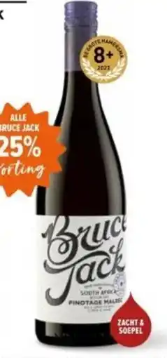 Gall & Gall Bruce Jack Pinotage Malbec aanbieding