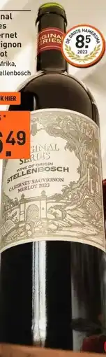 Gall & Gall Original Series Cabernet Sauvignon Merlot 75CL aanbieding