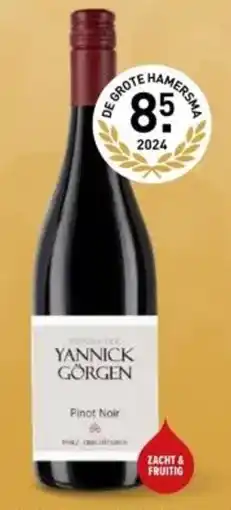 Gall & Gall Yannick Görgen Pinot Noir aanbieding