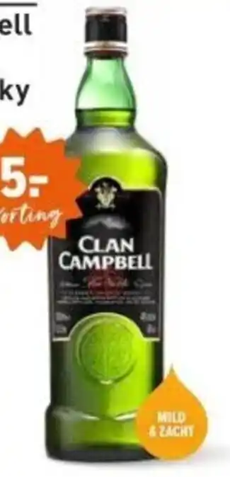 Gall & Gall Clan Campbell Blended Scotch Whisky aanbieding