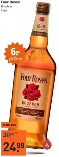 Gall & Gall Four Roses aanbieding