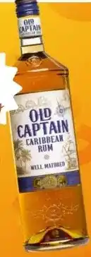 Gall & Gall Old Captain Bruine Rum aanbieding