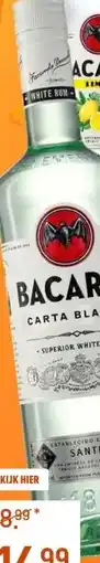 Gall & Gall Bacardí Carta Blanca 70CL aanbieding