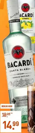 Gall & Gall Bacardí Carta Blanca aanbieding