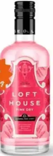 Gall & Gall Loft House Pink Gin Alcoholvrij aanbieding
