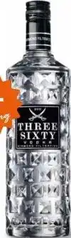Gall & Gall Three Sixty Vodka aanbieding
