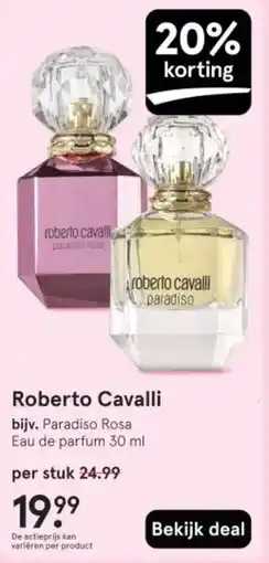 Etos Roberto Cavalli aanbieding