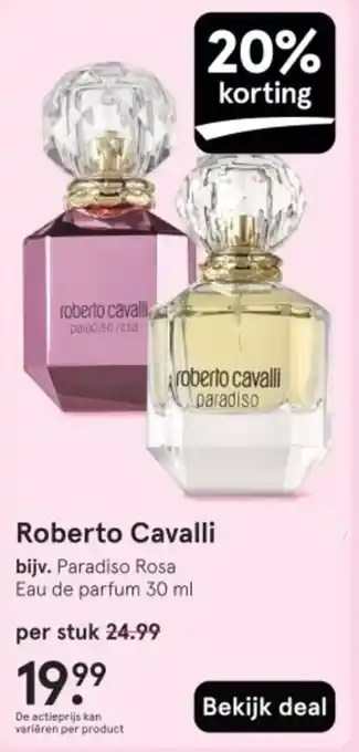 Etos Roberto Cavalli aanbieding