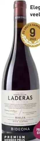 Gall & Gall Bideona Laderas Tempranillo Rioja 75CL aanbieding