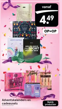 Etos Adventskalenders en cadeausets aanbieding