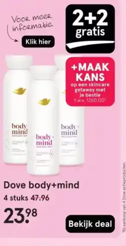 Etos Dove body+mind aanbieding