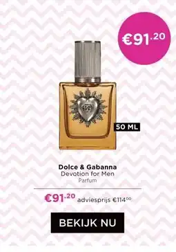 ICI Paris XL Dolce & Gabanna Devotion for Men Parfum aanbieding