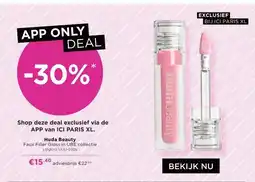ICI Paris XL Huda BeautyFaux Filler Gloss in UBE collectie aanbieding