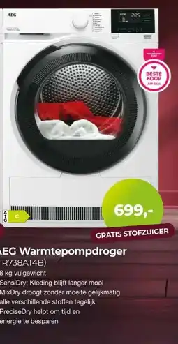 EP Beerepoot AEG Warmtepompdroger aanbieding