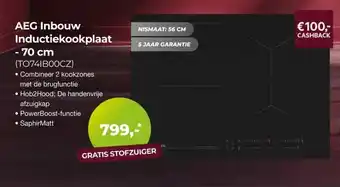 EP Beerepoot AEG Inbouw Inductiekookplaat aanbieding
