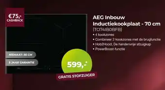 EP Beerepoot AEG Inbouw Inductiekookplaat - aanbieding