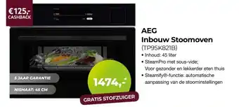 EP Beerepoot AEG Inbouw Stoomoven aanbieding