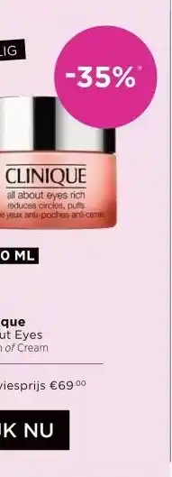 ICI Paris XL Clinique All About Eyes aanbieding