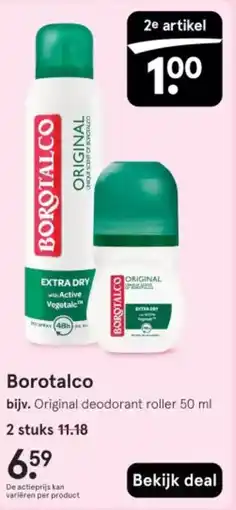 Etos Borotalco aanbieding