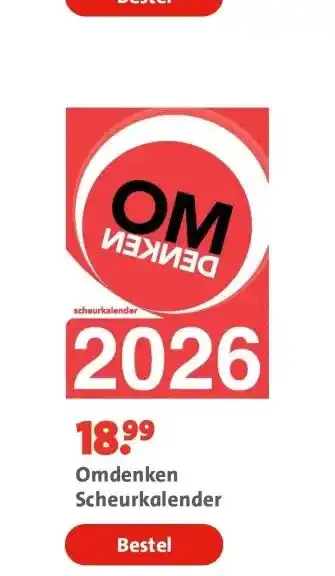 Bruna Omdenken Scheurkalender aanbieding