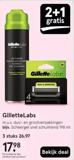 Etos GilletteLabs aanbieding