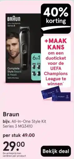Etos Braun aanbieding