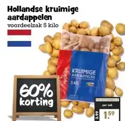 Boon`s Markt Hollandse kruimige aardappelen aanbieding