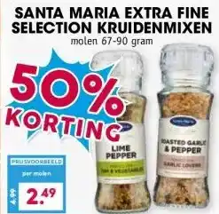 Boon`s Markt SANTA MARIA EXTRA FINE SELECTION KRUIDENMIXEN aanbieding