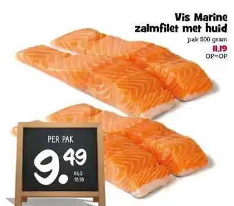 Boon`s Markt Vis Marine zalmfilet met huid aanbieding