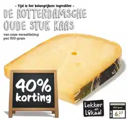Boon`s Markt DE ROTTERDAMSCHE OUDE STUK KAAS aanbieding
