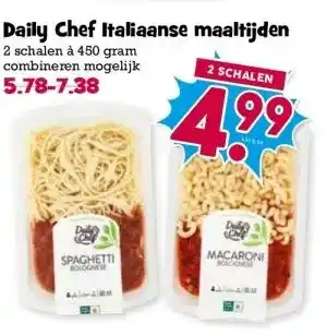 Boon`s Markt Daily Chef Italiaanse maaltijden aanbieding