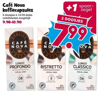 Boon`s Markt Café Nova koffiecapsules aanbieding