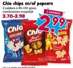 Boon`s Markt Chio chips en/of popcorn aanbieding